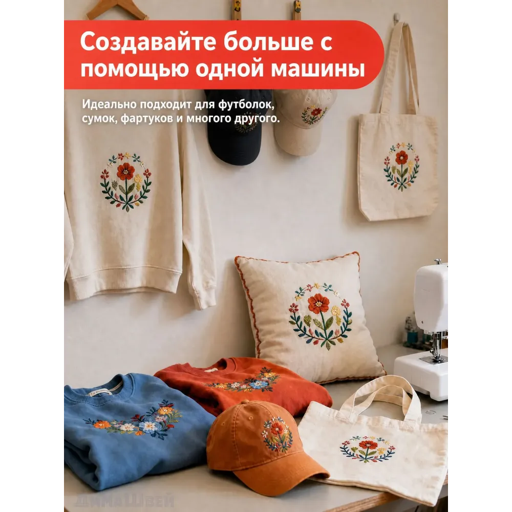 Швейно-вышивальная машина Poolin EOC03