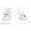Оверлок Aurora 600D